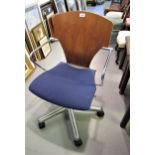 20th Century Egoa model 300 office chair, after a design by Josep Mora