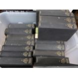 Large quantity of the works of Winston Churchill, housed in five plastic crates