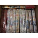 Box containing a collection of Enid Blyton ' Famous Five ' books (most with covers), ' Mary