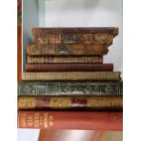 Small quantity of miniature leather bound and other books