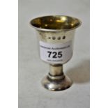 George III Irish silver pedestal cup