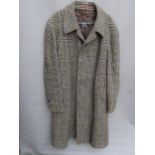 Gentleman's Burberrys checked overcoat Size XL