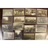 Twenty eight postcards, Croydon related including seventeen RP's, Larchfield Sanatorium, Caterham,