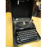 Cased Remington Victor typewriter