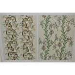 Gilt framed lithograph silk embroidery, together with a quantity of small framed prints and