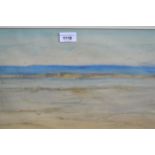 Early 20th Century watercolour, ' Sunset, Assouan ', unsigned, 10ins x 18.5ins, gilt framed