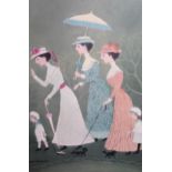 Pair of Helen Bradley signed coloured prints, titled ' Oh Just Look Said Mother ', and ' Ah Dear