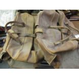 Pair of good quality mid 20th Century leather holdalls