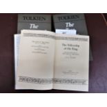 J.R.R. Tolkien, three volumes, ' The Lord of the Rings Trilogy ', revised edition with original dust