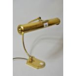 Brass adjustable table lamp