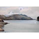 W. Egginton, watercolour ' Ben Lomond ', signed, 13.75ins x 20.5ins, gilt framed (Fine Art Society