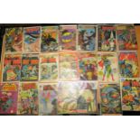 Quantity of DC American issue comics including Batman, Twelve Cent, detective comics, Superman and