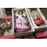 Small quantity of Peggy Nisbet costume dolls in original boxes