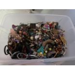 Large quantity of various costume jewellery