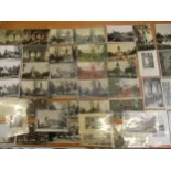 Forty postcards, Croydon related, including twenty four RP's, Sanderstead church, Selsdon Road