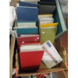 Quantity of various postal First Day covers in albums