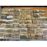 Fifty postcards, Croydon related, including thirteen RP's, mainly Purley area including various