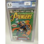 Marvel comics, ' The Avengers 196 ', first appearance of Taskmaster, CGC graded 5.5