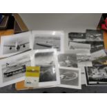 Quantity of Cunard, Caledonian and Airbus related photographs