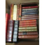 Collection of twenty four various leather bound 19th and 20th Century books