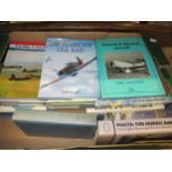 Two boxes containing a quantity of mainly modern RAF and related books