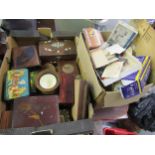 Quantity of lacquer and other boxes together with a quantity of miscellaneous toys and models