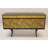 1960's Wrighton ' Cityscape ' sideboard retailed by Heals, (re-finished) 34.5ins high x 5ft wide x