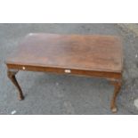 Two 20th Century walnut occasional tables and a walnut smokers stand