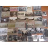 Thirty one postcards, Croydon related, including twenty five RP's, Church Way, Sanderstead,