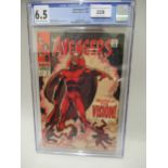 Marvel comics, ' The Avengers 57 ', first Silver Age appearance of The Vision, CGC graded 6.5