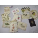 Small quantity of late 19th / early 20th Century greeting cards