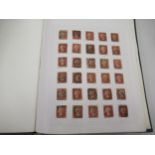 Album of Great Britain stamps, Victoria to Elizabeth II, including two pages of Penny Reds