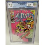 Marvel comics, ' New Mutants Annual 2 ', first US appearance of Psylocke, CGC graded 7.5