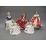 Royal Doulton figure ' Alison ' HN2336, another ' Top O' the Hill ' HN1834, another ' Southern