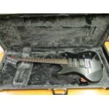 Westone six string electric guitar in a fitted case, together with a Marshall amplifier