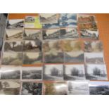 Thirty four postcards, Croydon related, including twenty six RP's, Kingswood Lane, Hamsey Green,