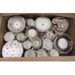 Quantity of 19th Century English cups and saucers