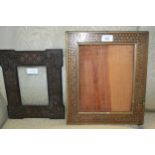 Two early 20th Century Kashmiri inlaid frames