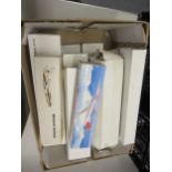 Group of seventeen Wooster model airliners, boxed