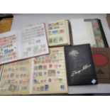 Six albums containing a quantity of used stamps (mainly stock books)