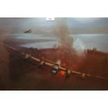 Gerald Coulson, signed Limited Edition colour print, ' The Dam Busters ' (breaching the Mohne),