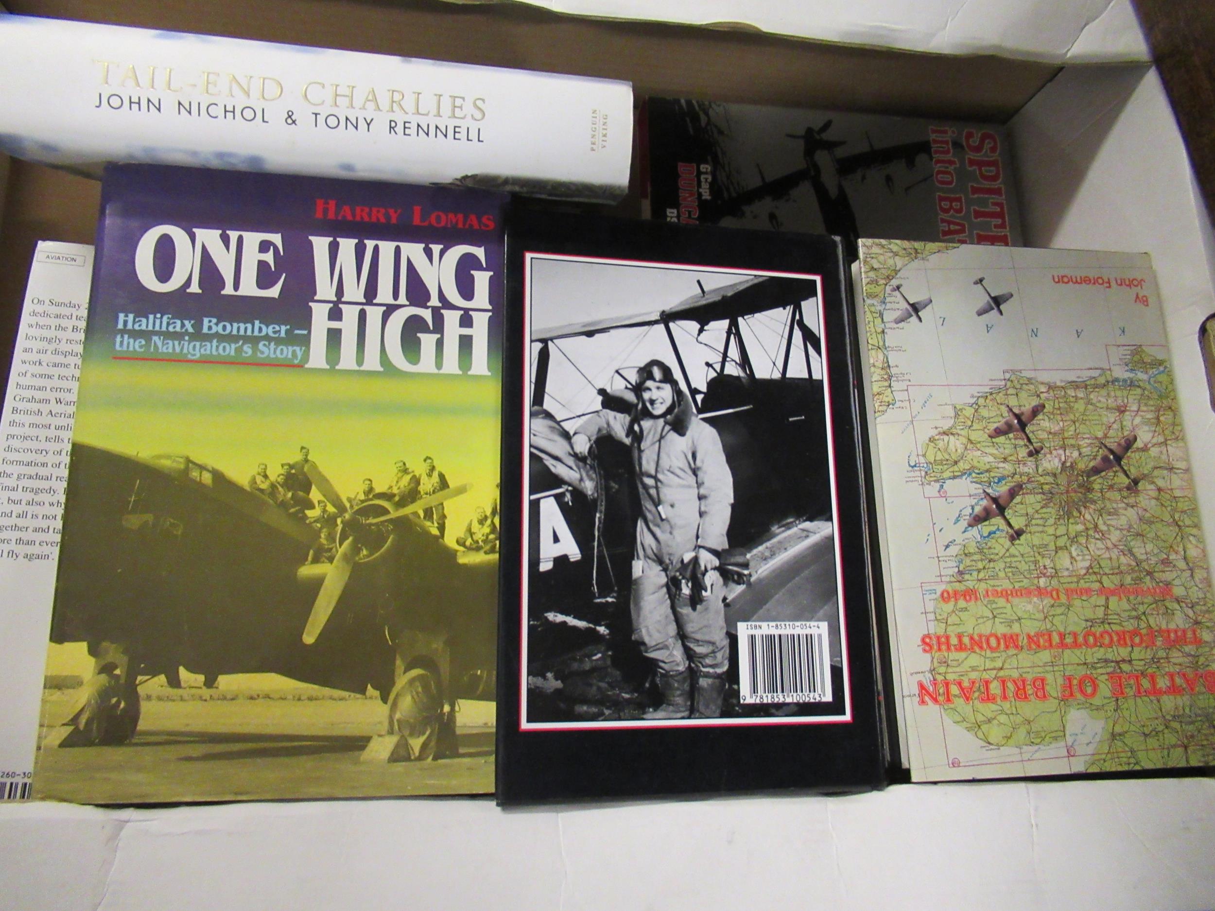 Two boxes containing a quantity of mainly modern RAF and related books - Image 2 of 2