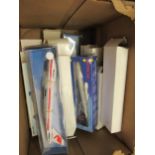 Group of fifteen Wooster model airliners, boxed