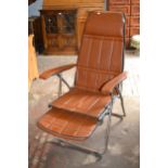 Maule Marga, 20th Century sun lounger (for restoration)