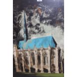 John Piper, Limited Edition colour print ' Exeter College Chapel, Oxford ' No. 46 of 100, 32ins x