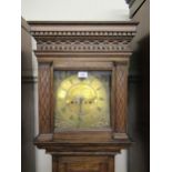 18th Century and later, oak longcase clock, the 10in brass dial inscribed Samuel Price, Hay (for