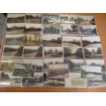 Thirty three postcards, Croydon related, including twenty seven RP's, the model village, Purley,