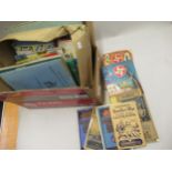 Small box containing a quantity of various AA ephemera including travel guides, maps etc. and one