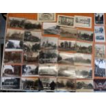 Thirty five postcards, Croydon related, including twenty five RP's, various views in Warlingham