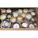 Quantity of various 19th Century cups and saucers Generally in very good condition, no damages
